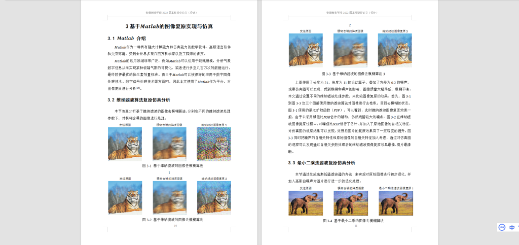 098【基于Matlab的图像复原算法研究】-锤锤工作室