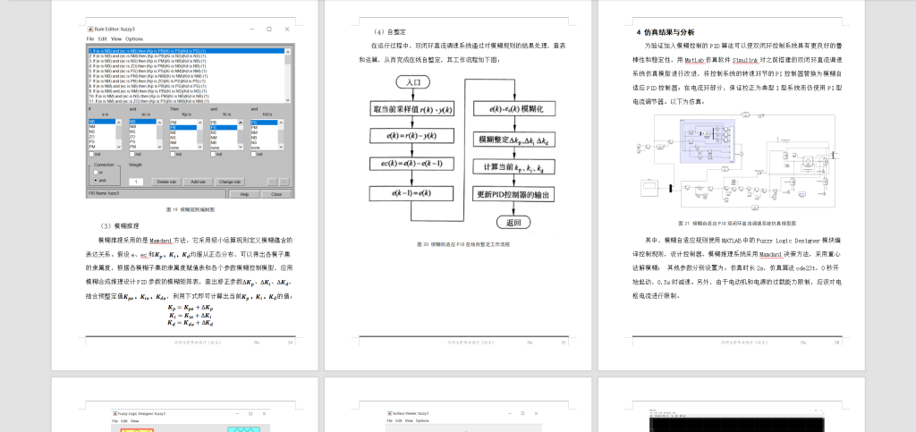 图片[6]-127 【双闭环直流调速系统的模糊自适应PID控制器设计及MATLAB仿真】-锤锤工作室