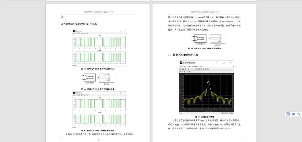 图片[4]-388【新华学院】超短波跳频系统仿真与性能分析-锤锤工作室