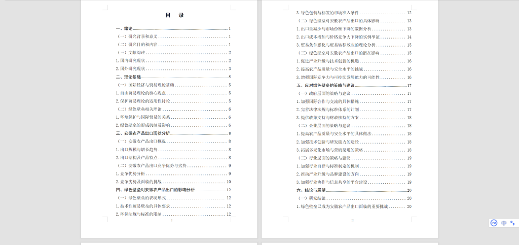图片[6]-489【新华学院】绿色壁垒对安徽农产品出口的影响分析-锤锤工作室