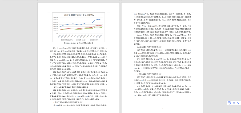 515【湖南工商大学】人民币汇率变动对中国进出口贸易的影响分析_管涛3.15-锤锤工作室