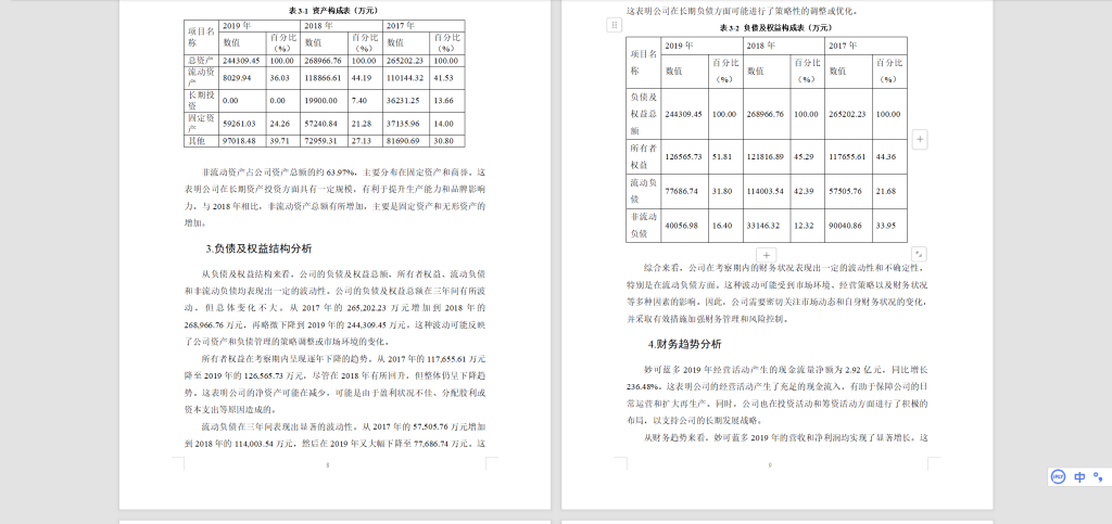 566【安徽新华学院】妙可蓝多收购前后盈利能力分析3.23-锤锤工作室
