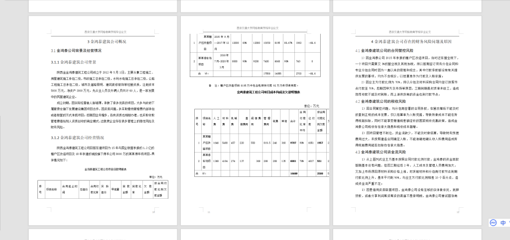 图片[2]-A13陕西金鸿泰建筑工程有限公司财务风险分析及应对策略-锤锤工作室