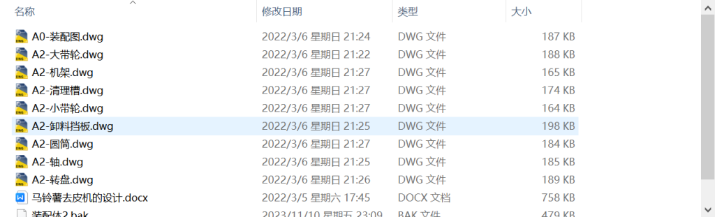 A84马铃薯去皮机的设计-锤锤工作室