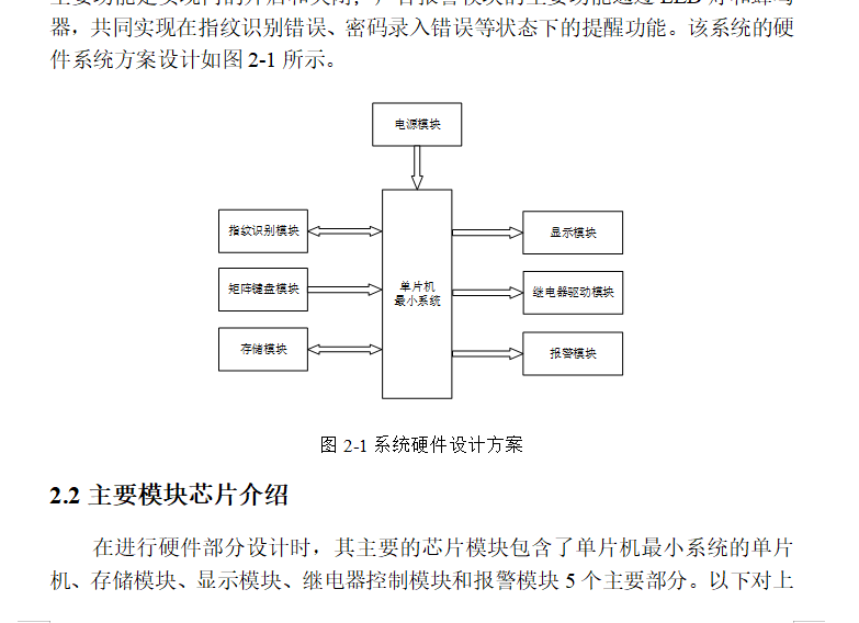 图片[5]-610基于单片机的数字密码和指纹识别系统的设计-锤锤工作室