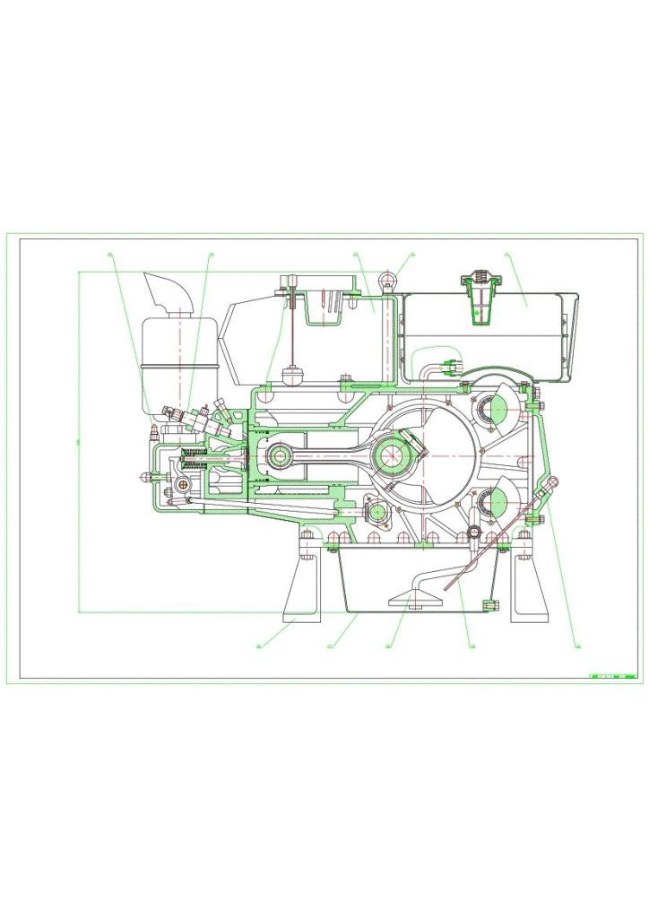 图片[23]-S195柴油机机体三面精镗组合机床总体设计及夹具设计-锤锤工作室