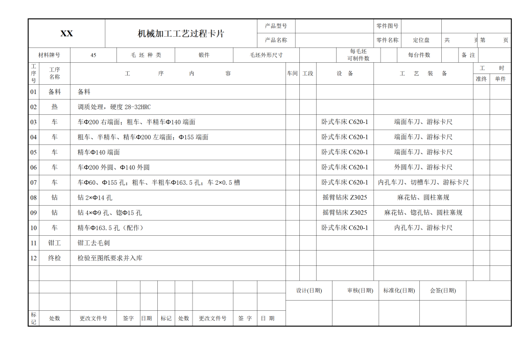 图片[14]-定位盘加工工艺编制及钻孔夹具设计-开题报告制造说明书CAD图纸工艺卡片-锤锤工作室