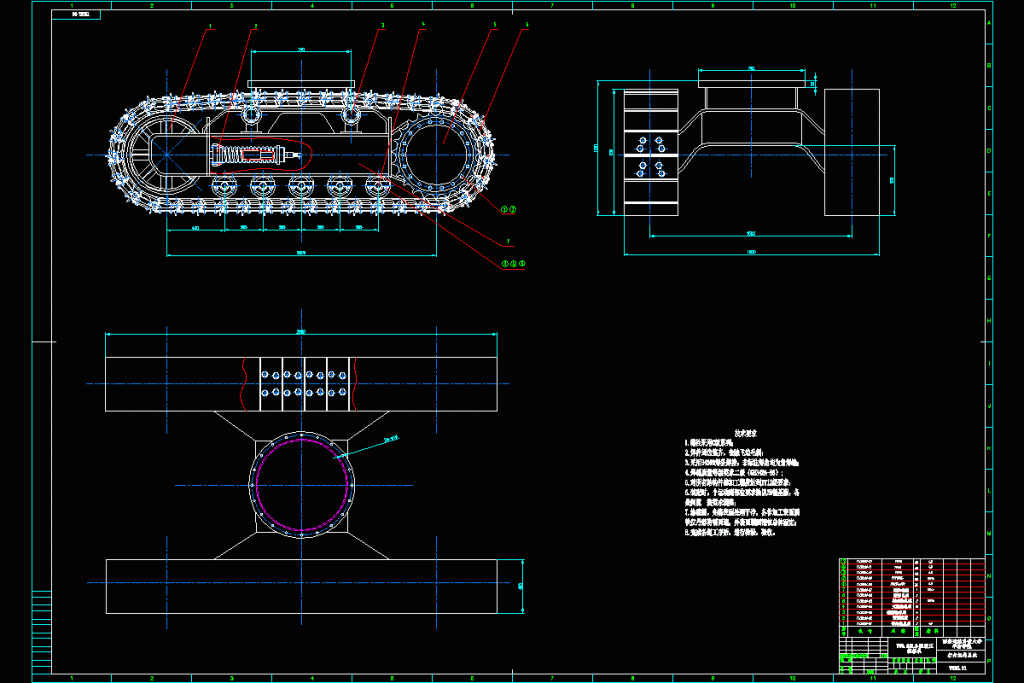 图片[13]-液压挖掘机行走装置设计-锤锤工作室