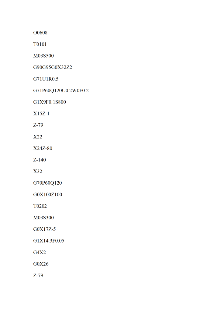 图片[6]-齿轮轴零件加工工艺、程序编制毕业设计-锤锤工作室