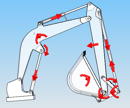 WY100液压履带挖掘机总体及工作装置设计及运动仿真(sw+说明书+cad)-锤锤工作室