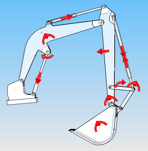 WY100液压履带挖掘机总体及工作装置设计及运动仿真(sw+说明书+cad)-锤锤工作室