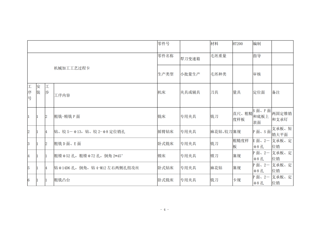 图片[11]-犁刀变速箱夹具设计文件（二维+三维+说明书）-锤锤工作室