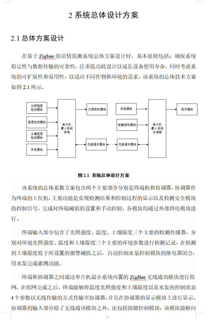 图片[2]-626【新华学院】【基于Zigbee的苗情监测系统】【论文+实物设计资料】-锤锤工作室