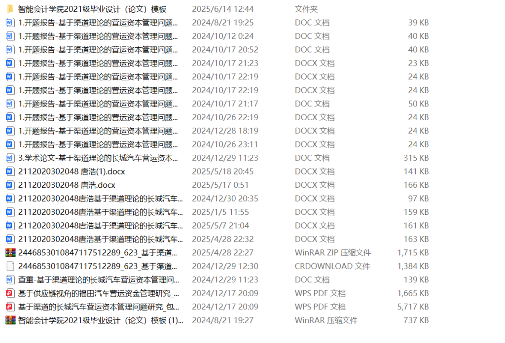 图片[2]-623基于渠道理论的长城汽车营运资本管理问题研究【纯论文】-锤锤工作室