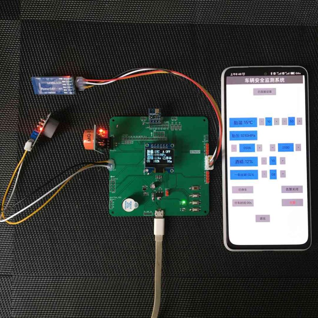 图片[2]-643基于STM32的防疲劳防酒驾报警系统的设计与实现【论文+实物设计资料】-锤锤工作室