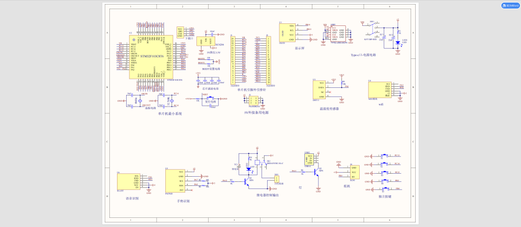 图片[3]-711基于单片机的手势识别智能家居系统设计（方案二）【论文+实物设计资料】-锤锤工作室