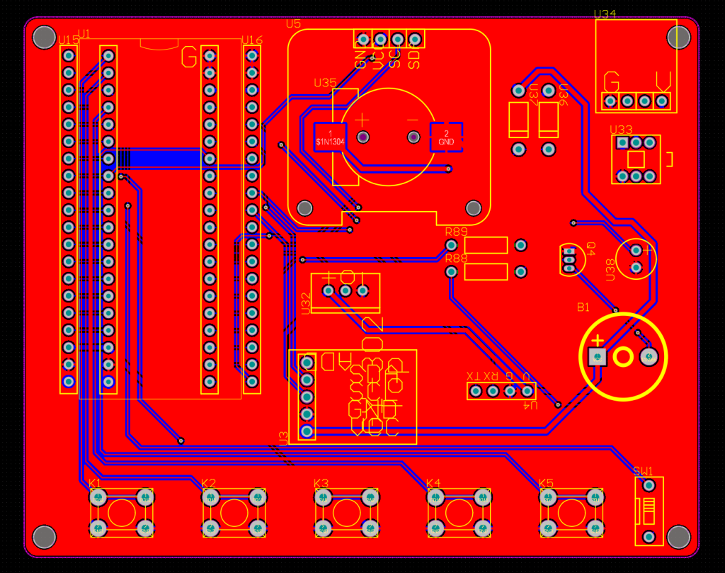 755基于STM32的多功能万年历的设计与实现【论文+实物设计资料】-锤锤工作室