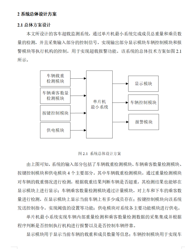 图片[5]-773基于51单片机的客车超载监测系统设计与实现【论文+实物设计资料】-锤锤工作室