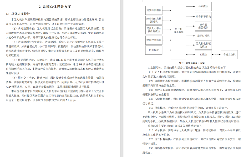 图片[3]-780无人机刹车系统故障检测与预警系统设计【论文+实物设计资料】-锤锤工作室
