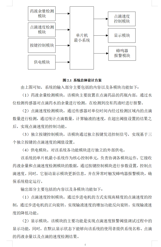 图片[4]-813【基于单片机的输液滴速控制系统设计】【论文+实物设计资料】-锤锤工作室